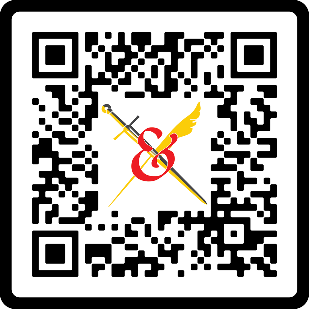 QR code to a Swords and Stories Google Form